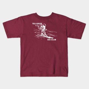 Telluride Ski Club - Skiing - Winter Kids T-Shirt